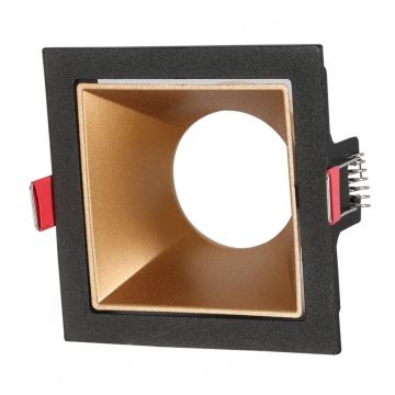 K2 GLOBAL KDA839 Himalaya Sıva Altı Siyah-Gold Kare Spot Kasası