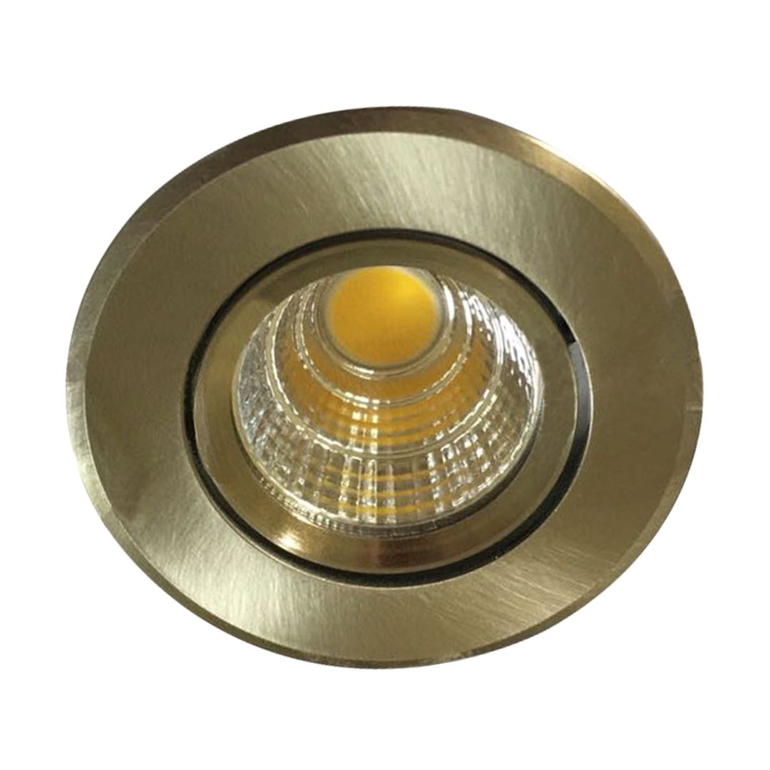 goldX ZE563-SN 3 Watt Satin Nikel Sıva Altı Yuvarlak LED Spot