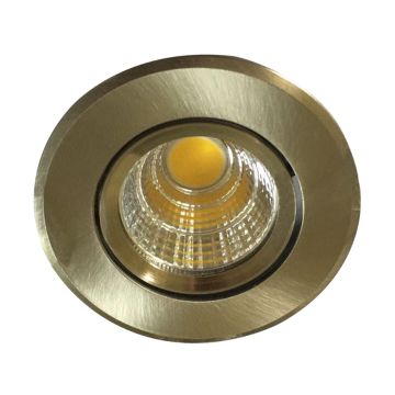 goldX ZE563-SN 3 Watt Satin Nikel Sıva Altı Yuvarlak LED Spot