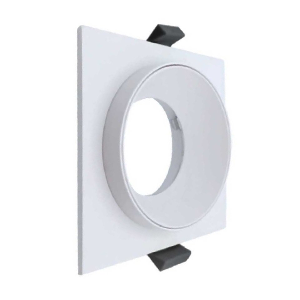 ACK AH03-04140 Beyaz Sıva Altı Kare Spot Kasası - Metal