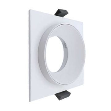 ACK AH03-04140 Beyaz Sıva Altı Kare Spot Kasası - Metal