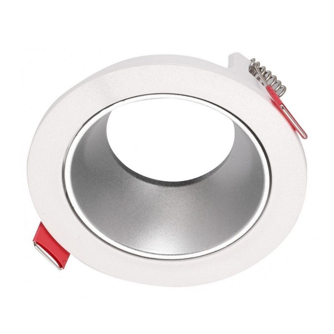 K2 GLOBAL KDA836 Anka Sıva Altı Beyaz-Krom Yuvarlak Spot Kasası