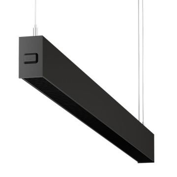 GOYA GY 8055-180 Siyah Kasa 75 Watt 180 cm Kamaşma Önleyicili Lineer Sarkıt Avize