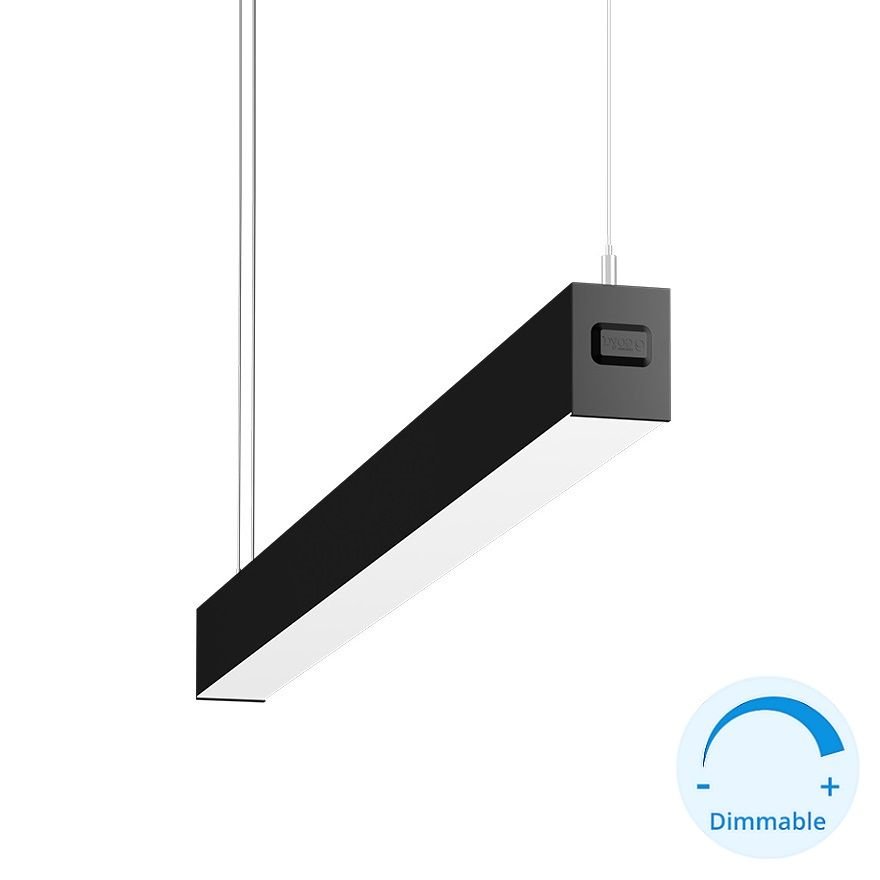 GOYA GY 8033-60 Siyah/Beyaz Kasa 26 Watt 60 cm DİMLİ Lineer Sarkıt Armatür