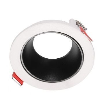 K2 GLOBAL KDA834 Anka Sıva Altı Beyaz-Siyah Yuvarlak Spot Kasası