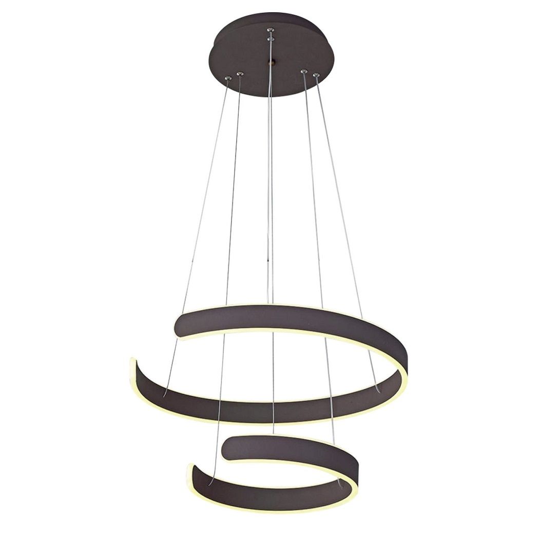 CreaLight AL02-26801 90+80 cm İkili Halka LED Avize - Gün Işığı (3000K)