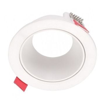 K2 GLOBAL KDA833 Anka Sıva Altı Beyaz Yuvarlak Spot Kasası