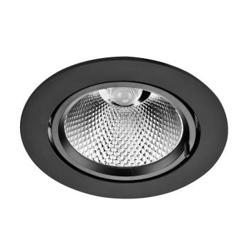 goldX ZE752-BK Siyah Kasa 40 Watt Salyangoz LED Spot (SAMSUNG LED & EAGLERISE Driver)