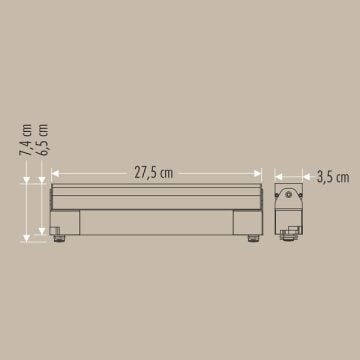 CATA CT-5395 Kama 30 Watt 27.5 cm LED Ray Spot - Gün Işığı (3200K)