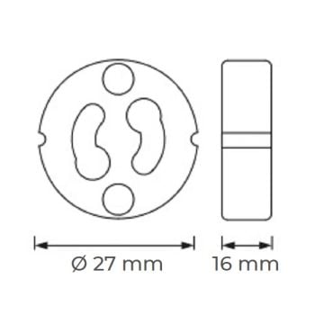 HELIOS HS 2037 Porselen GU10 Duy