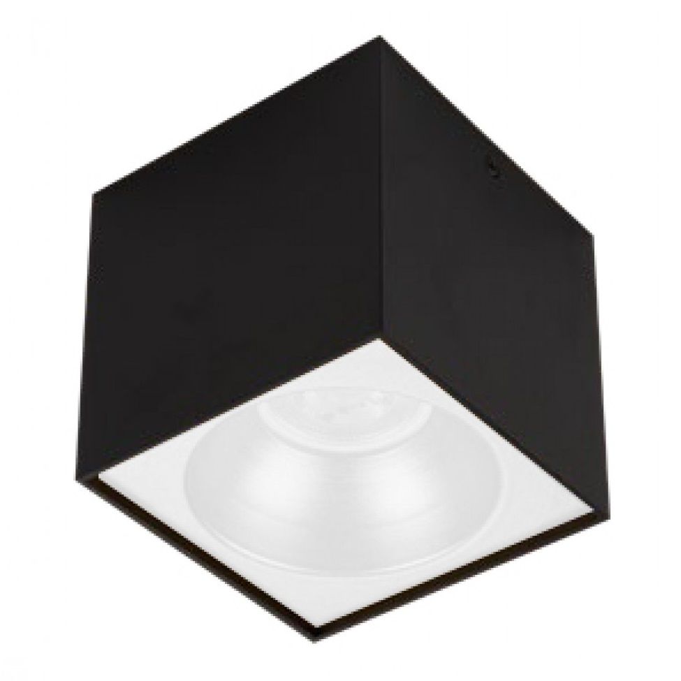 K2 GLOBAL KDA4004 Etna 10x10x10 cm Siyah-Beyaz Sıva Üstü Spot Kasası