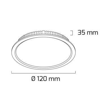 GOYA GY 1773-16 14 Watt Sıva Altı Yuvarlak Backlight LED Panel