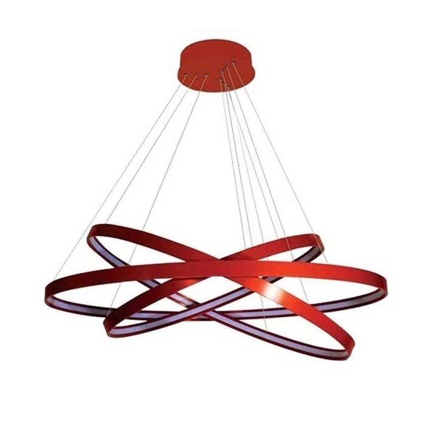 CreaLight AL02-31701 70+60+50 cm Üçlü Halka LED Avize - Gün Işığı (3000K)