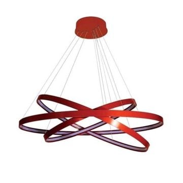 CreaLight AL02-31701 70+60+50 cm Üçlü Halka LED Avize - Gün Işığı (3000K)