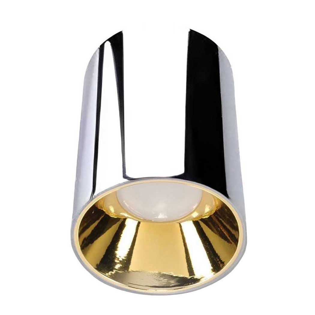 ACK AH12-08565 Krom-Gold Sıva Üstü Silindir Spot