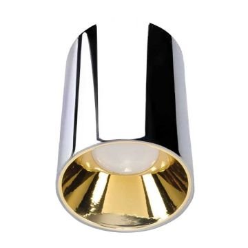 ACK AH12-08565 Krom-Gold Sıva Üstü Silindir Spot