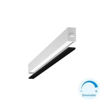 GOYA GY 8055-60 Beyaz Kasa 26 Watt 60 cm Kamaşma Önleyicili Sıva Üstü DİMLİ Lineer Armatür