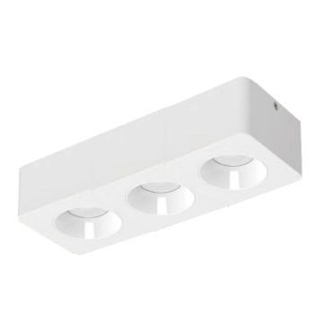 MOLLED MOL2424 3x10 Watt Beyaz Sıva Üstü İkili LED Spot (SAMSUNG/PHILIPS LED & EAGLERISE/LIFUD Driver)