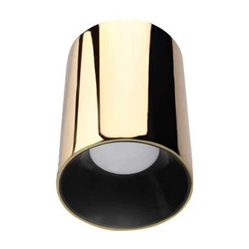 ACK AH12-08516 Gold-Siyah Sıva Üstü Silindir Spot