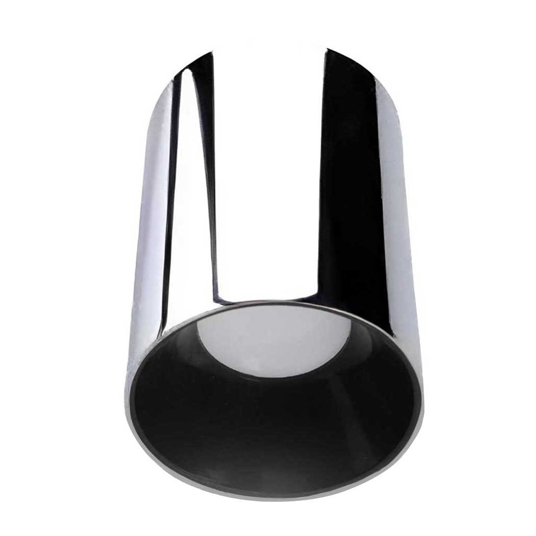 ACK AH12-08515 Krom-Siyah Sıva Üstü Silindir Spot