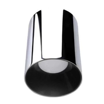 ACK AH12-08515 Krom-Siyah Sıva Üstü Silindir Spot