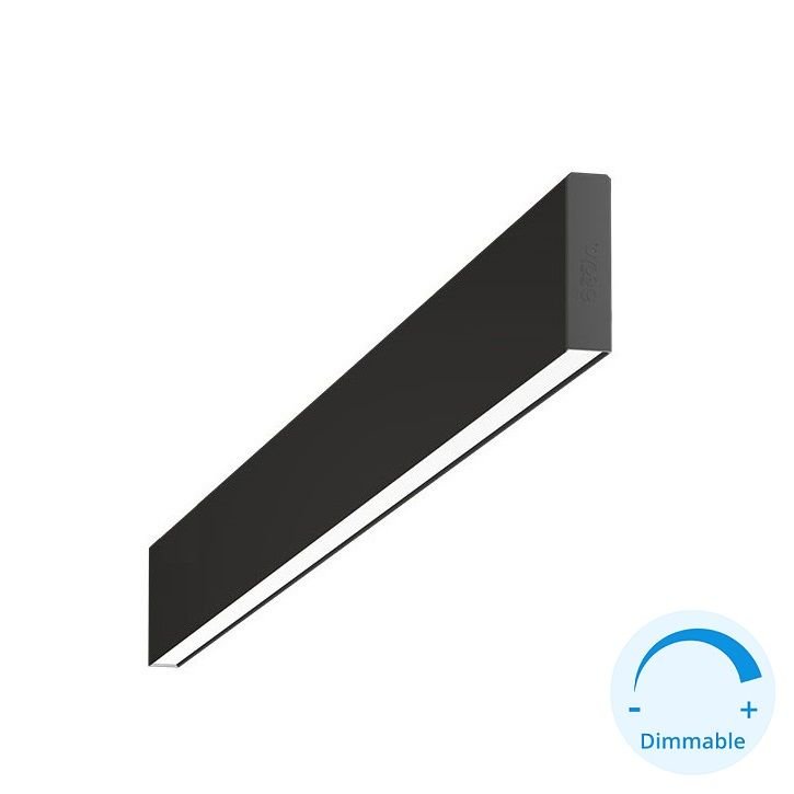 GOYA GY 8050-120 Siyah/Beyaz Kasa 34 Watt 120 cm Sıva Üstü DİMLİ Lineer Armatür