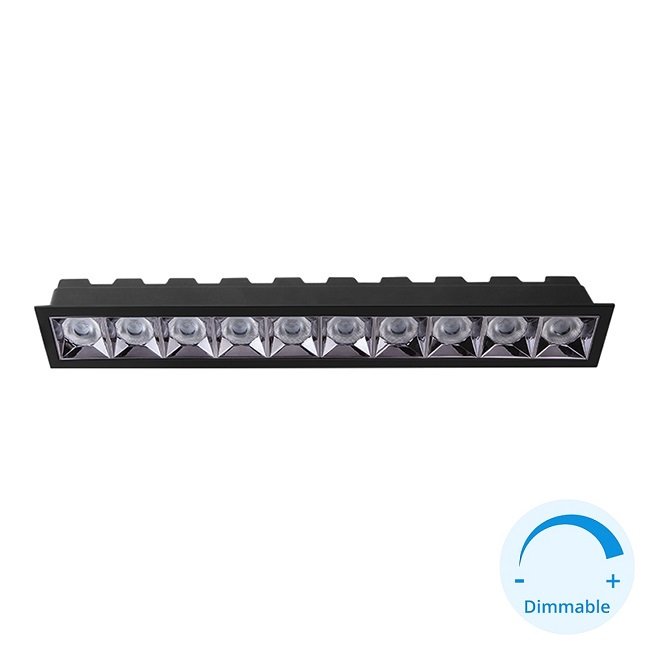 GOYA GY 5111-Triac-Dim 10x2 Watt Dimli Siyah Mini LED Spot