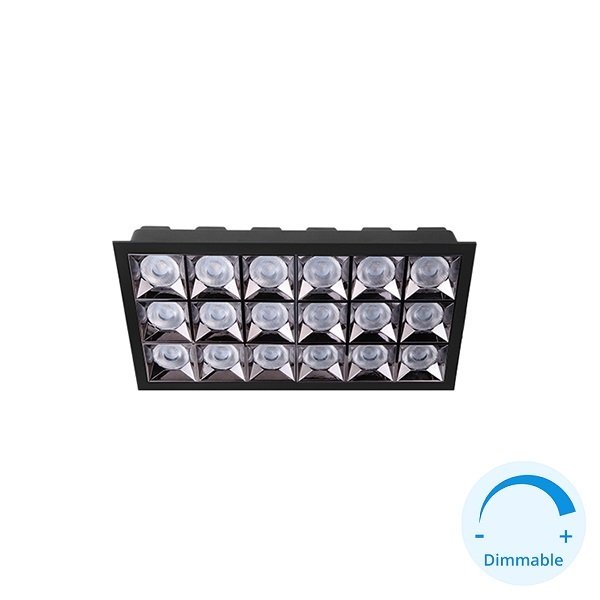 GOYA GY 5113 18x2 Watt Dimli Siyah Mini LED Spot