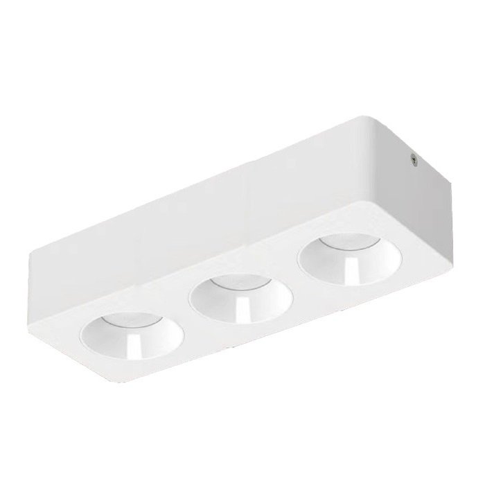 MOLLED MOL2424 3x8 Watt Beyaz Sıva Üstü İkili LED Spot (SAMSUNG/PHILIPS LED & EAGLERISE/LIFUD Driver)