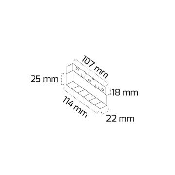GOYA GY 2051-6 6 Watt 11 cm LED Magnet Spot - Gün Işığı (3000K)