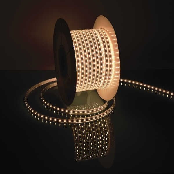 JUPITER LE221 A 220 Volt 7.5 Watt/Metre Dimlenebilir Dış Mekan Amber Şerit LED [50 Metre]