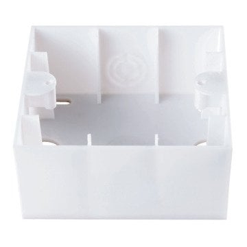 VİKO Novella 92190600 Tekli Sıva Üstü Kasa [Gümüş]