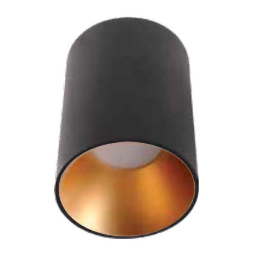 ACK AH12-08591 Siyah-Mat Rose Sıva Üstü Silindir Spot