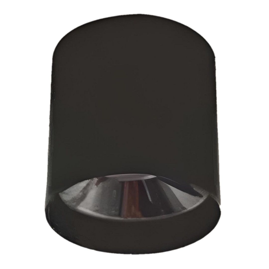 CATA CT-5421 SP Foça 10x10 cm Siyah-Platin Bakır Sıva Üstü Silindir Spot Kasası