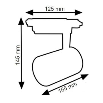 K2 GLOBAL KTL149 Beyaz Kasa 30 Watt LED Ray Spot