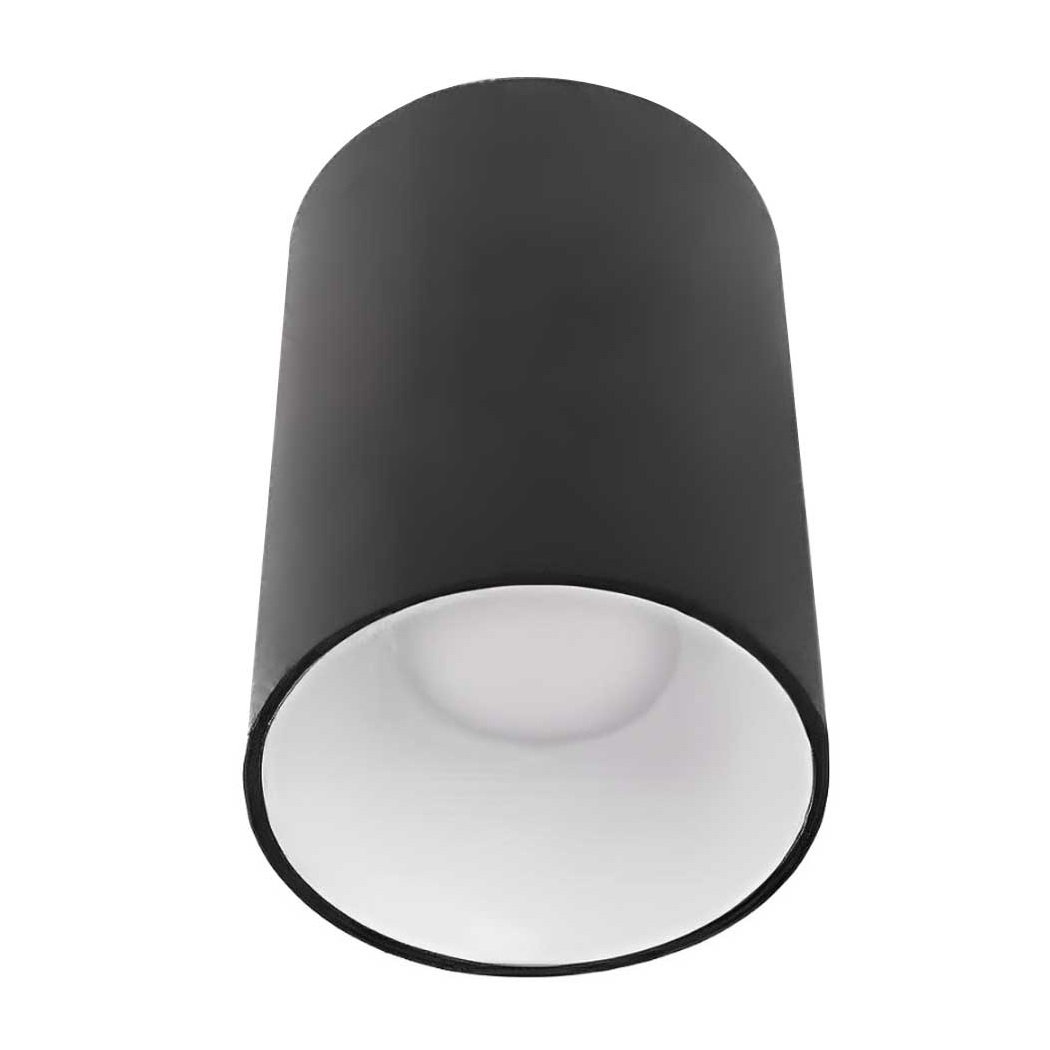 ACK AH12-08501 Siyah-Beyaz Sıva Üstü Silindir Spot