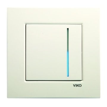 VİKO 92065808 Novella S Dokunmatik Slider RLC 60W-300W/VA [Krem]