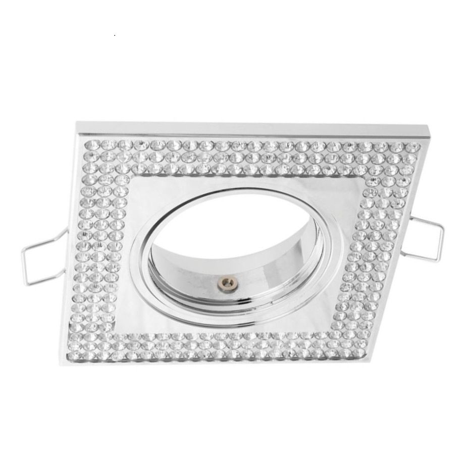 ACK AH01-02054 Taşlı Krom Kare Spot Kasası