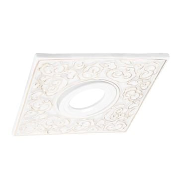 ACK AH01-04096 Beyaz-Gold Dekoratif Spot Kasası