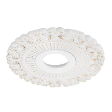 ACK AH01-04086 Beyaz-Gold Dekoratif Spot Kasası