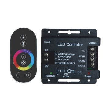 HELIOS HS 3602 30 Amper Dokunmatik RGB Kumandası