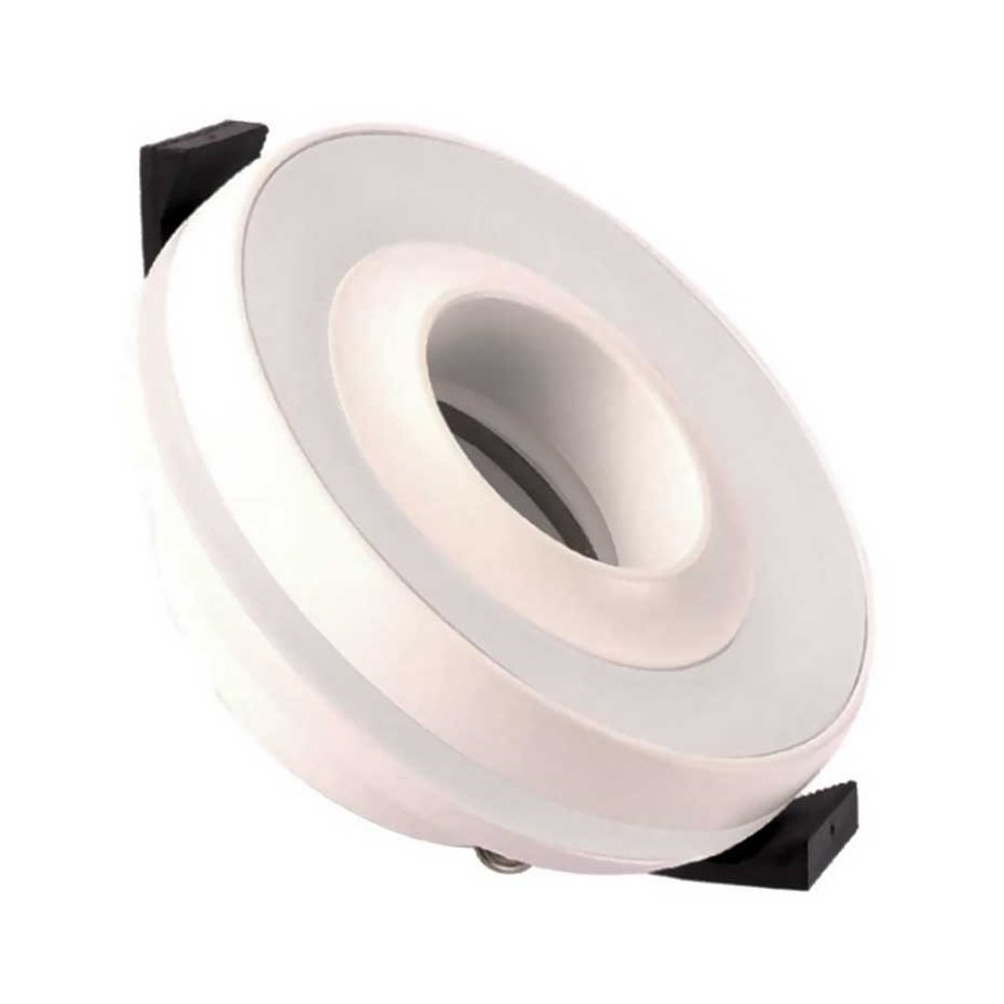 ACK AH03-04110 Beyaz Sıva Altı Yuvarlak Spot Kasası - Metal