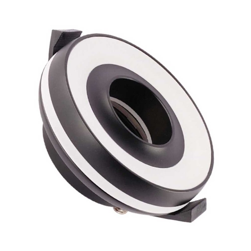 ACK AH03-04111 Siyah-Beyaz Sıva Altı Yuvarlak Spot Kasası - Metal