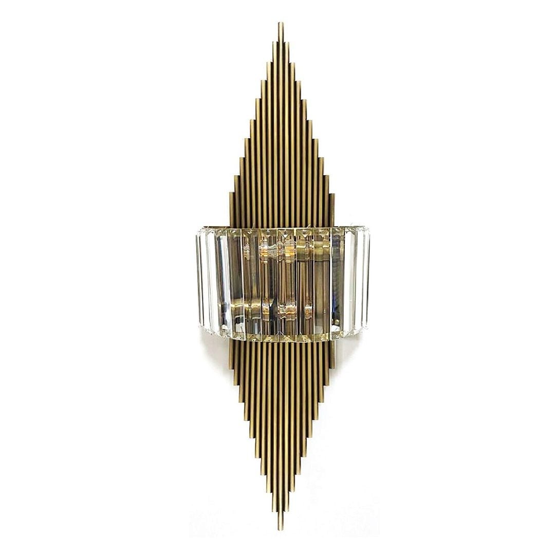 CreaLight AH19-02678 Camlı Eskitme Dekoratif Aplik