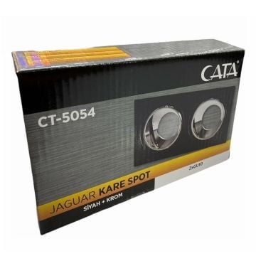 CATA CT-5054 Sıva Altı Siyah-Platin İkili Spot Kasası