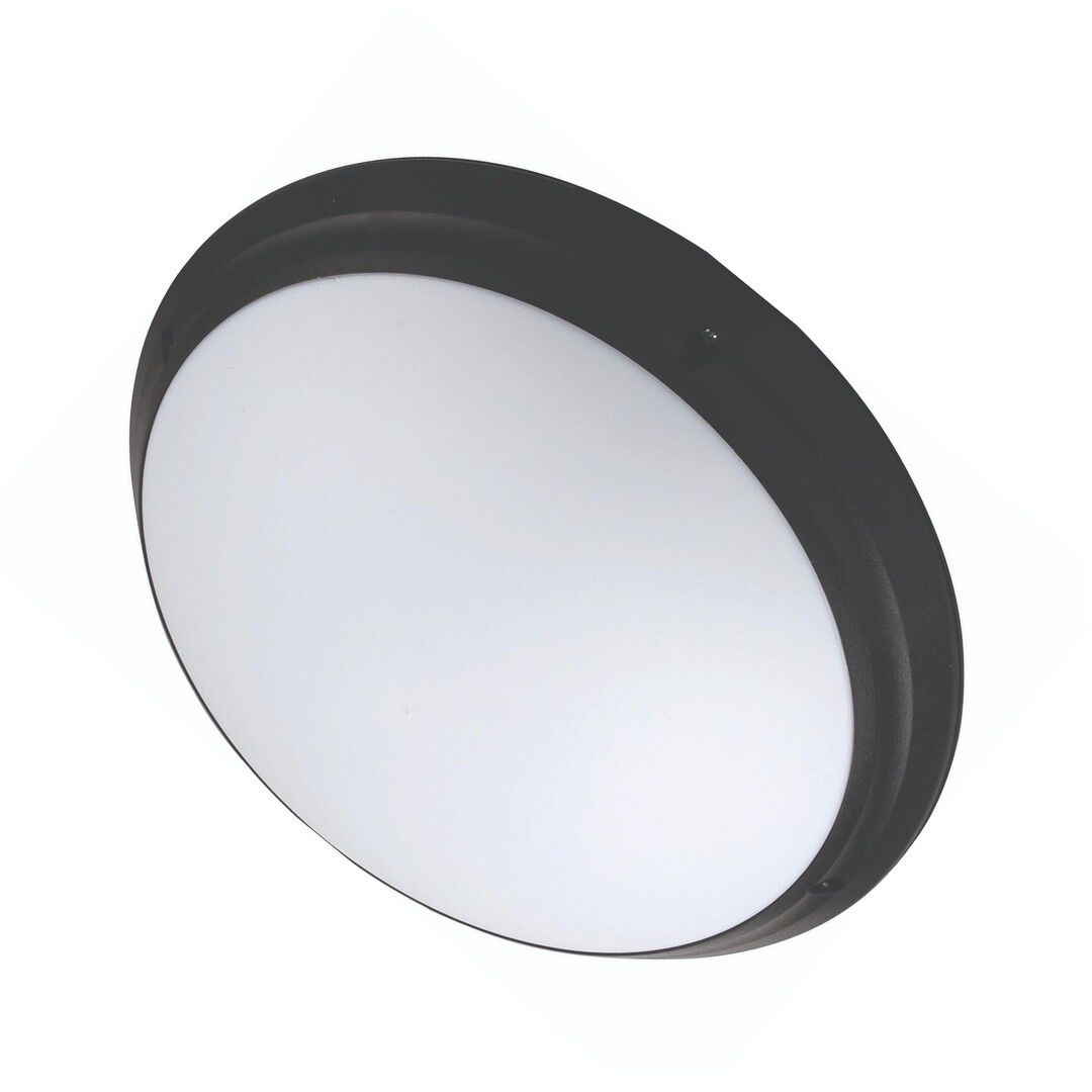 HOROZ 400-011-105 AQUA OPAL Siyah Dış Mekan Aplik (E27 Duylu - Plastik Kasa)