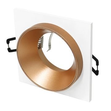 CATA CT-5032 Atmaca Sıva Altı Beyaz-Mat Gold Kare Spot Kasası