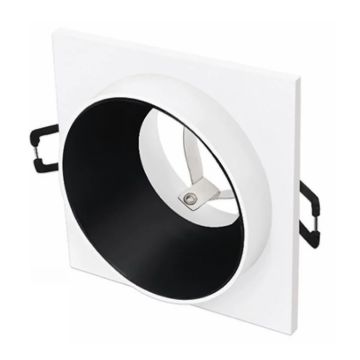 CATA CT-5033 Sıva Altı Beyaz-Siyah Kare Spot Kasası