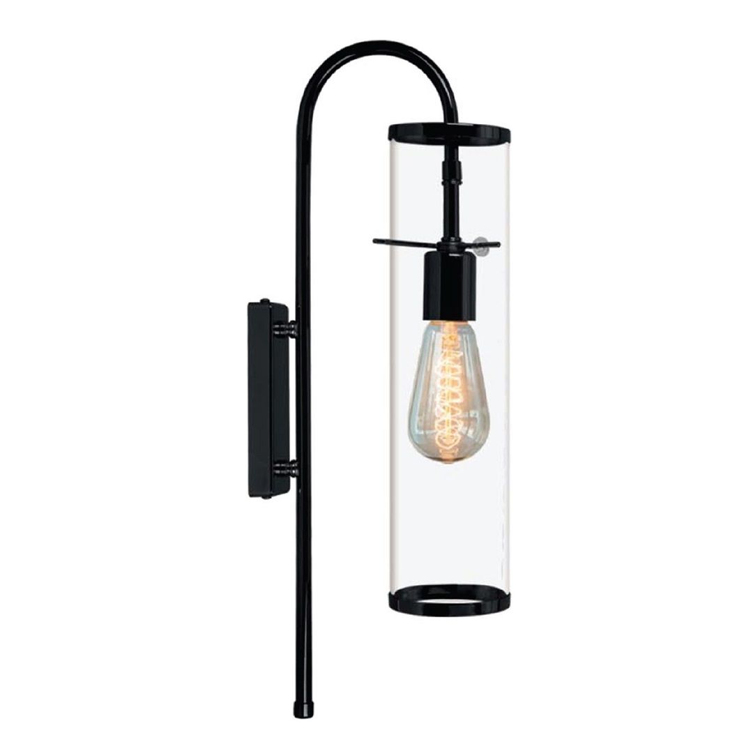 CreaLight AH19-01671 Camlı Siyah Aplik