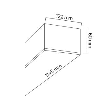 GOYA GY 4319 60 Watt 115 cm LED Yüksek Tavan Armatürü